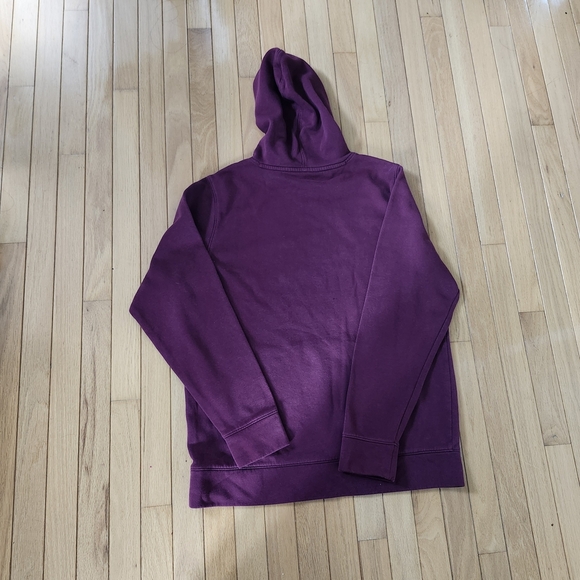Under Armor Hoodie Men M Hustle Burgundy Fleece Pull Over Casual Warm Y2K Winter - Picture 5 of 16